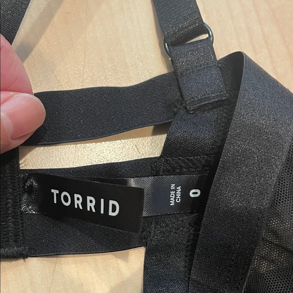 Torrid Black Lace Cutout Chemise - Picture 2 of 4